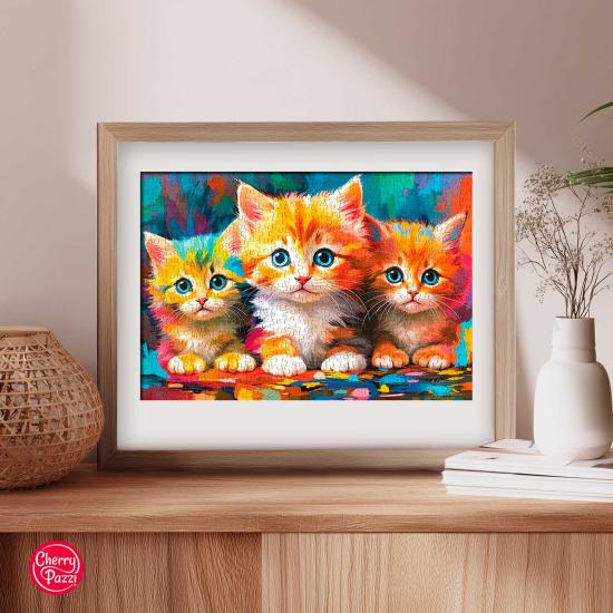 Puzzle Cherry Pazzi Tres Pequeños Corazones 500 Piezas