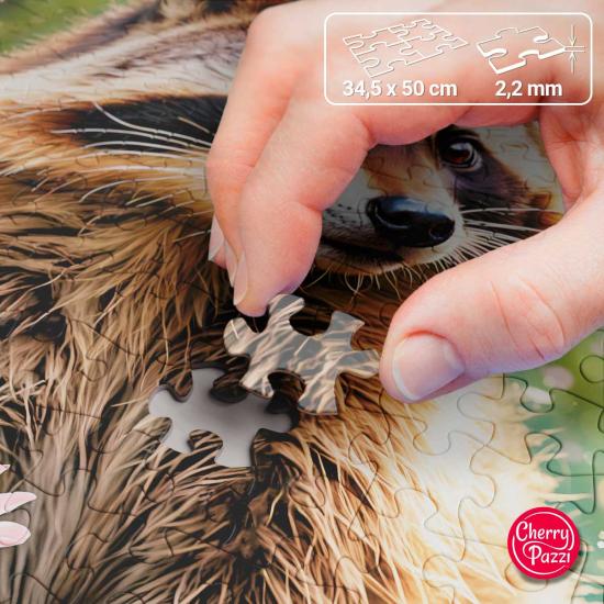 Puzzle Cherry Pazzi Un Explorador del Bosque de 500 Piezas Puzzle Cherry Pazzi Un Explorador del Bosque de 500 Piezas