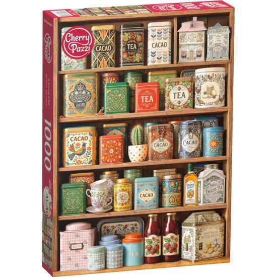 Puzzle Cherry Pazzi Un Tesoro De Latas de 1000 Piezas