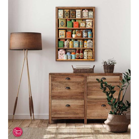 Puzzle Cherry Pazzi Un Tesoro De Latas de 1000 Piezas