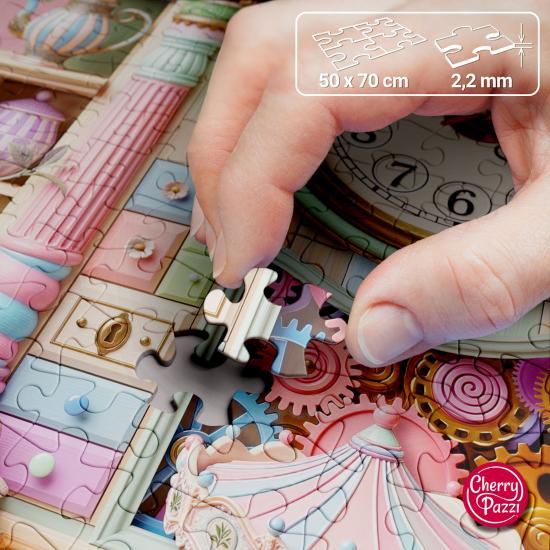 Puzzle Cherry Pazzi Una Taza De Tiempo de 1000 Piezas