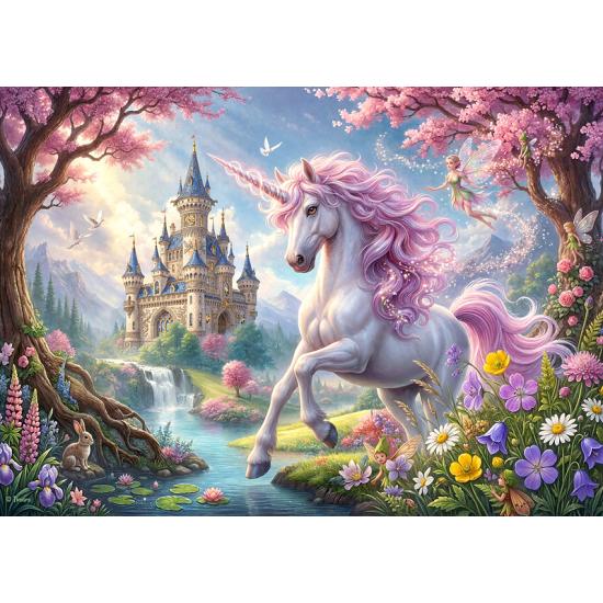Puzzle Cherry Pazzi Unicornio del País de las Hadas XXL 300 Piez