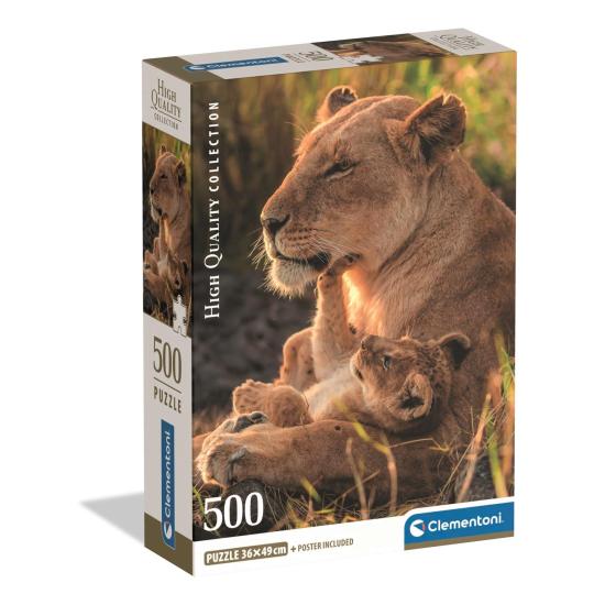Puzzle Clementoni Amor Felino de 500 Piezas