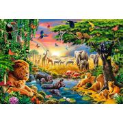 Puzzle Clementoni Animales Africanos de 2000 Piezas