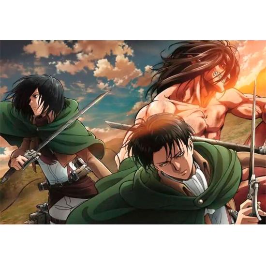 Puzzle Clementoni Anime Cube Attack on Titan de 500 Pzs Puzzle Clementoni Anime Cube Attack on Titan de 500 Pzs