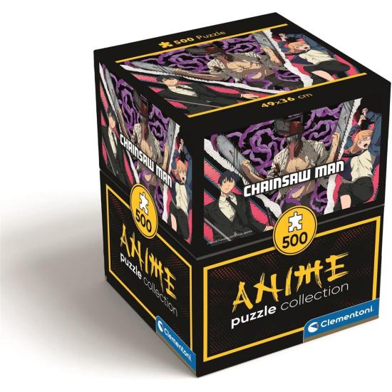 Puzzle Clementoni Anime Cube Chainsaw Man 1 de 500 Pzs Puzzle Clementoni Anime Cube Chainsaw Man 1 de 500 Pzs