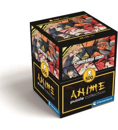 Puzzle Clementoni Anime Cube Chainsaw Man 2 de 500 Pzs