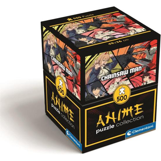 Puzzle Clementoni Anime Cube Chainsaw Man 2 de 500 Pzs Puzzle Clementoni Anime Cube Chainsaw Man 2 de 500 Pzs