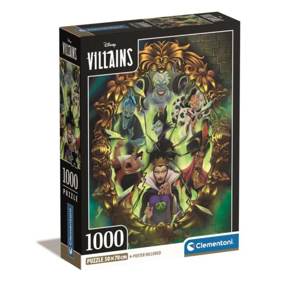 Puzzle Clementoni Aniversario Disney Villanos de 1000 Piezas Puzzle Clementoni Aniversario Disney Villanos de 1000 Piezas