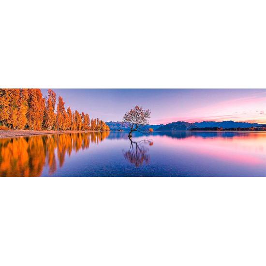 Puzzle Clementoni Árbol en Lago Wanaka Panorama de 1000 Pzs Puzzle Clementoni Árbol en Lago Wanaka Panorama de 1000 Pzs
