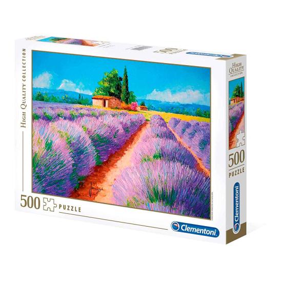 Puzzle Clementoni Aroma de Lavanda de 500 Piezas Puzzle Clementoni Aroma de Lavanda de 500 Piezas