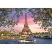 Puzzle Clementoni Atardecer de la Torre Eiffel en Paris de 3000