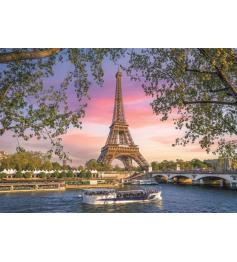 Puzzle Clementoni Atardecer de la Torre Eiffel en Paris de 3000