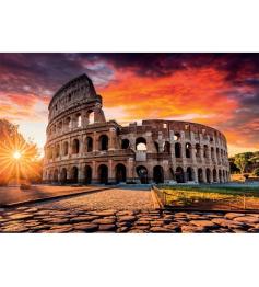 Puzzle Clementoni Atardecer en Coliseo de Roma de 1000 Piezas