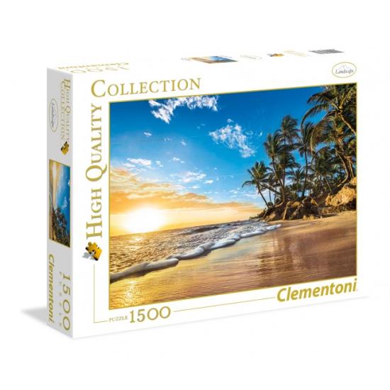 Puzzle Clementoni Atardecer Tropical de 1500 Piezas Puzzle Clementoni Atardecer Tropical de 1500 Piezas
