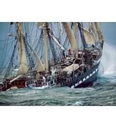 Puzzle Clementoni Barco Belem en la Tormenta de 1000 Piezas