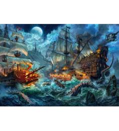 Puzzle Clementoni Batalla Pirata de 6000 Piezas