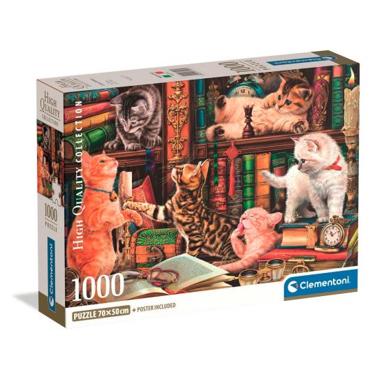 Puzzle Clementoni Bigotes Curiosos de 1000 Piezas