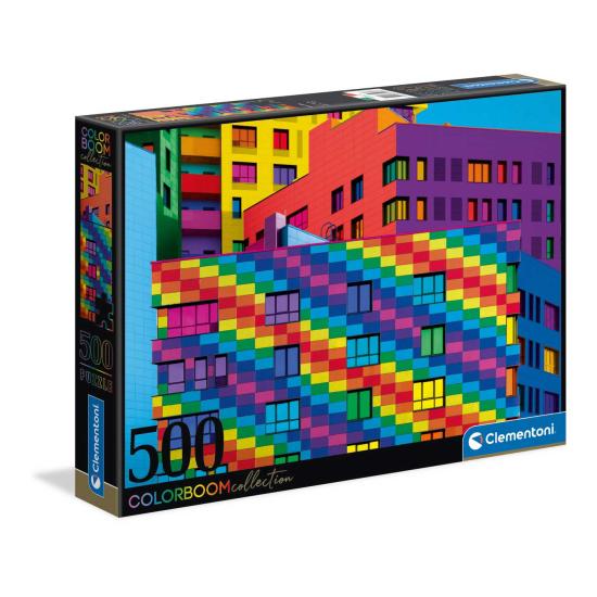 Puzzle Clementoni Bloques Colorboom de 500 Piezas Puzzle Clementoni Bloques Colorboom de 500 Piezas