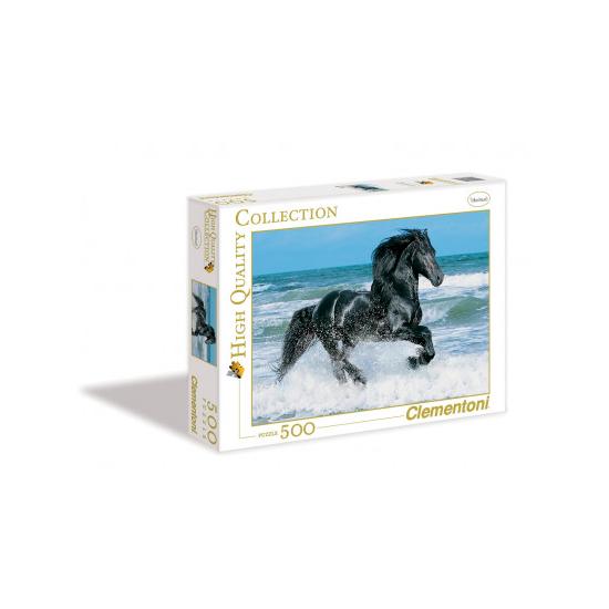 Puzzle Clementoni Caballo Negro de 500 Piezas