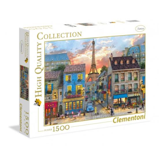 Puzzle Clementoni Calle de París de 1500 Piezas