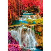 Puzzle Clementoni Cataratas Coloridas Thai de 1000 Piezas