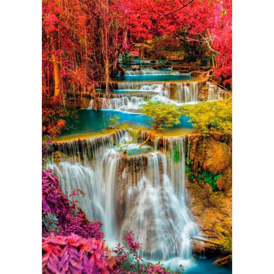Puzzle Clementoni Cataratas Coloridas Thai de 1000 Piezas