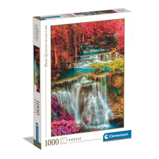Puzzle Clementoni Cataratas Coloridas Thai de 1000 Piezas