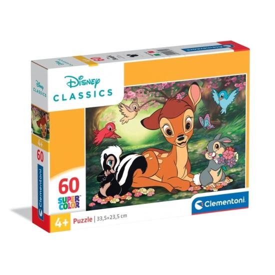 Puzzle Clementoni Clásicos Disney Bambi 60 Piezas