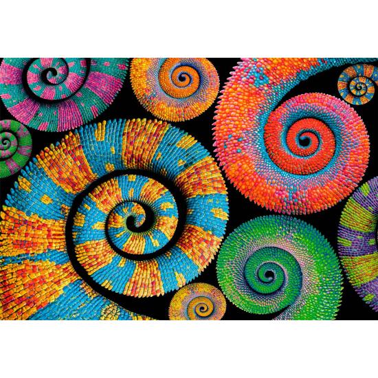 Puzzle Clementoni Colas Rizadas Colorboom de 500 Piezas