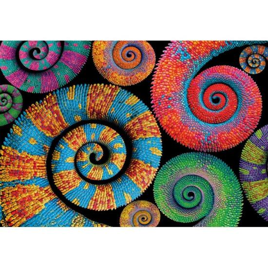 Puzzle Clementoni Colas Rizadas Colorboom de 500 Piezas