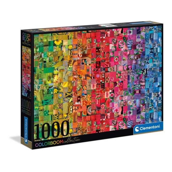 Puzzle Clementoni Collage Colorboom de 1000 Piezas Puzzle Clementoni Collage Colorboom de 1000 Piezas
