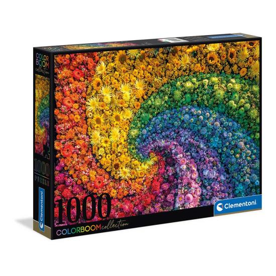 Puzzle Clementoni ColorBoom Espiral de Flores de 1000 Piezas