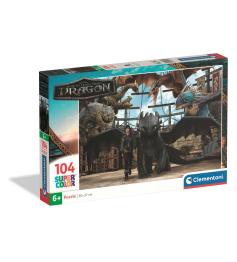 Puzzle Clementoni Como Entrenar a tu Dragón de 104 Piezas