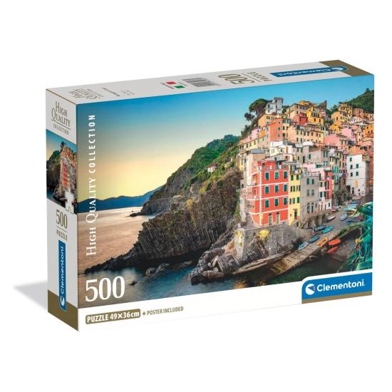Puzzle Clementoni Costa de Riomaggiore de 500 Piezas