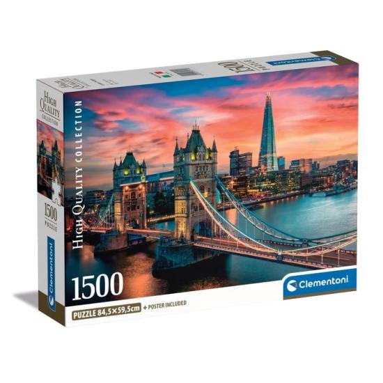 Puzzle Clementoni Crepúsculo de Londres de 1500 Piezas