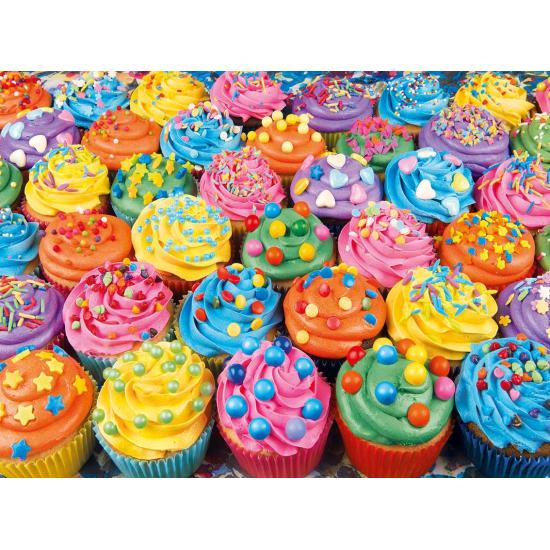 Puzzle Clementoni Cupcakes a Todo Color de 500 Piezas