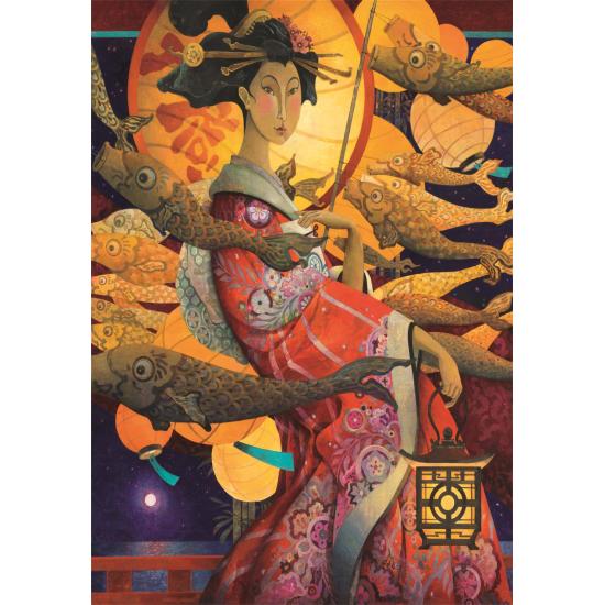 Puzzle Clementoni Danza Koinobori de 1500 Piezas