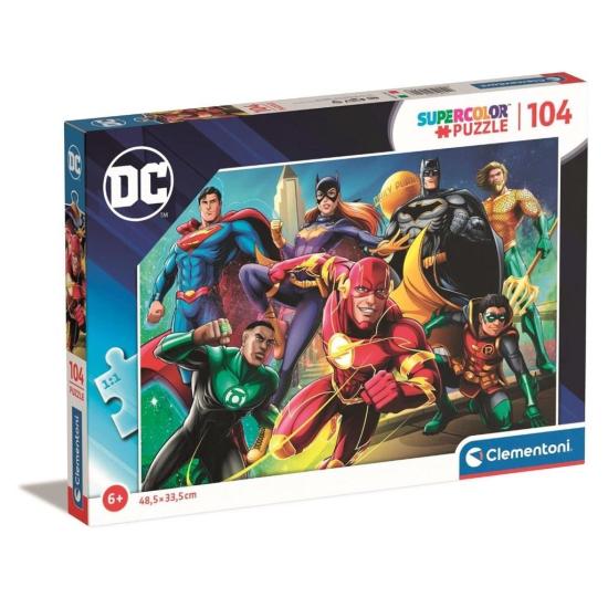 Puzzle Clementoni DC Comics de 104 Piezas