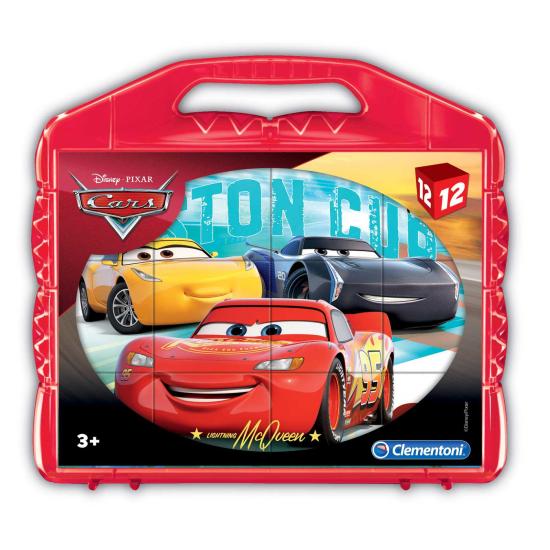 Puzzle Clementoni de Cubos Cars 3 de 12 Piezas