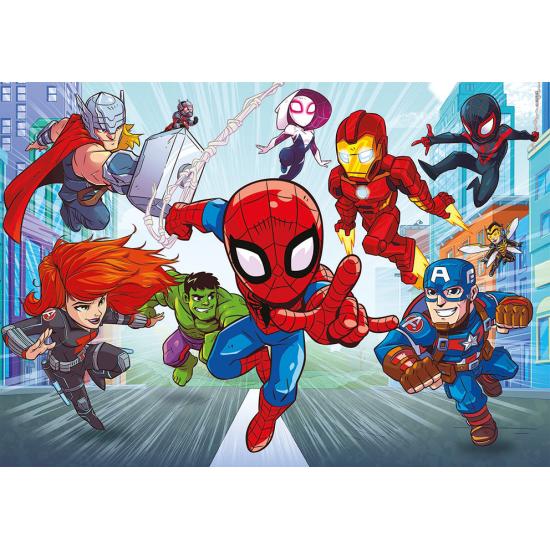 Puzzle Clementoni Doble Cara Super Hero de 60 Piezas