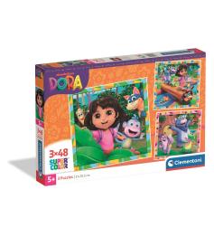 Puzzle Clementoni Dora 3 x 48 Piezas