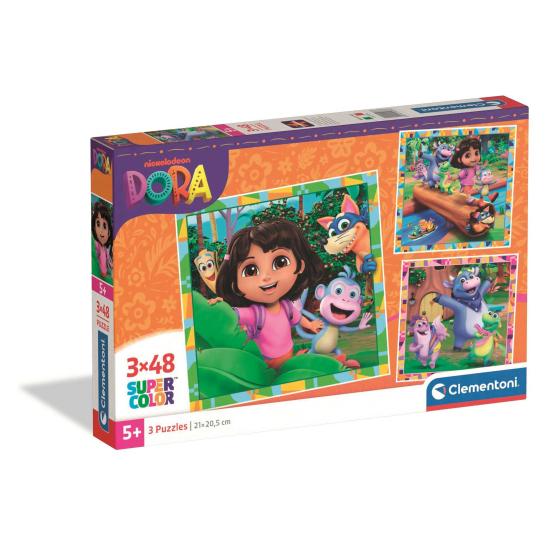 Puzzle Clementoni Dora 3 x 48 Piezas Puzzle Clementoni Dora 3 x 48 Piezas