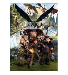 Puzzle Clementoni Dragones de XXL 180 Piezas
