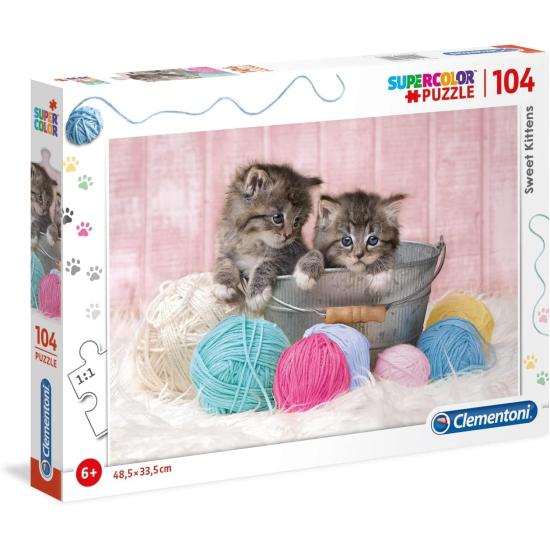 Puzzle Clementoni Dulces Gatitos de XXL 104 Piezas