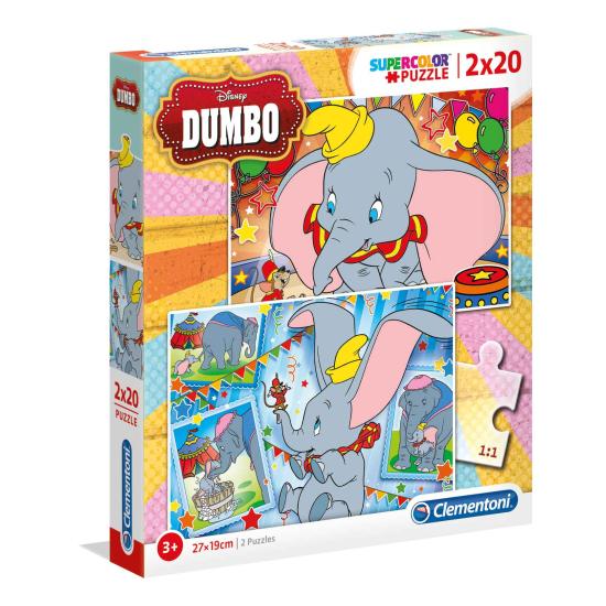 Puzzle Clementoni Dumbo 2x20 Piezas