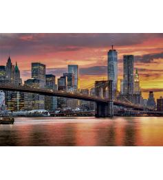 Puzzle Clementoni East River al Anochecer de 1500 Piezas