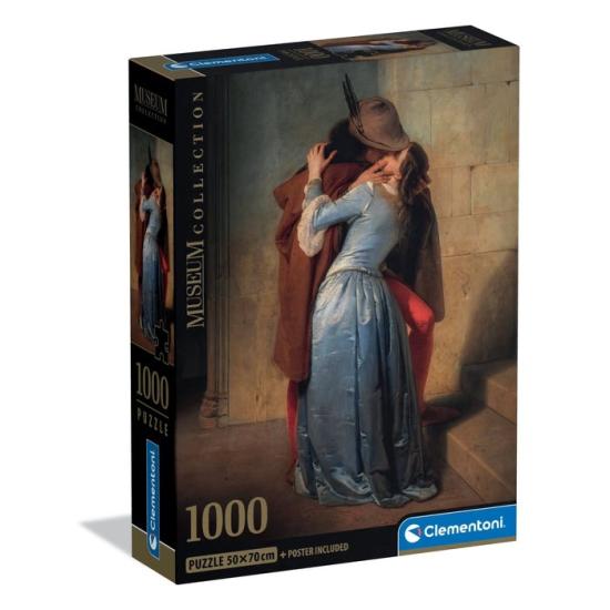 Puzzle Clementoni El Beso de Hayez 1000 Piezas