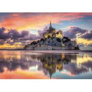 Puzzle Clementoni El Magnífico Mont Saint Michel de 1000 Piezas