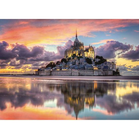 Puzzle Clementoni El Magnífico Mont Saint Michel de 1000 Piezas